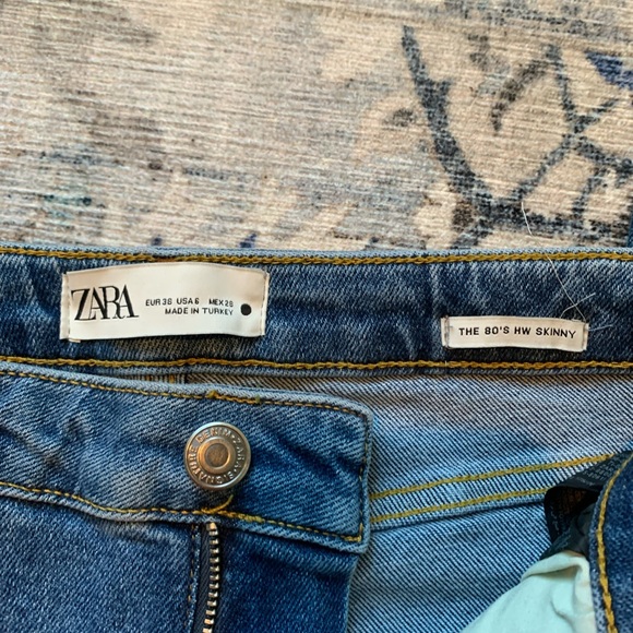 Zara | 80’s High Rise Skinny Jeans - Picture 5 of 7